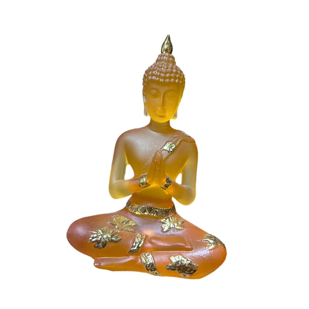 Resin Buddha Figurines Artwork Thai Buddha Statue for Indoor Home Table