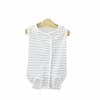 Striped Cat Pet Sterilization Suit Touch Fastener Anti-Licking Cat Post-op Suit Comfortable Soft Dog Jumpsuit Pajamas