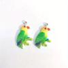 10 Stück Helle Spatzen Papageien Kolibris Harz Anhänger Cartoon Vogel Tier Kleiner Anhänger DIY Bastelbedarf für Ohrring Schmuckherstellung