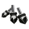3Pcs 12/15/18mm Countersink Drill Bits High Strength Rust-proof Corrosion-Resistant Heat Treated High-carbon Steel Wood Metal Boring Drill Bits Kit