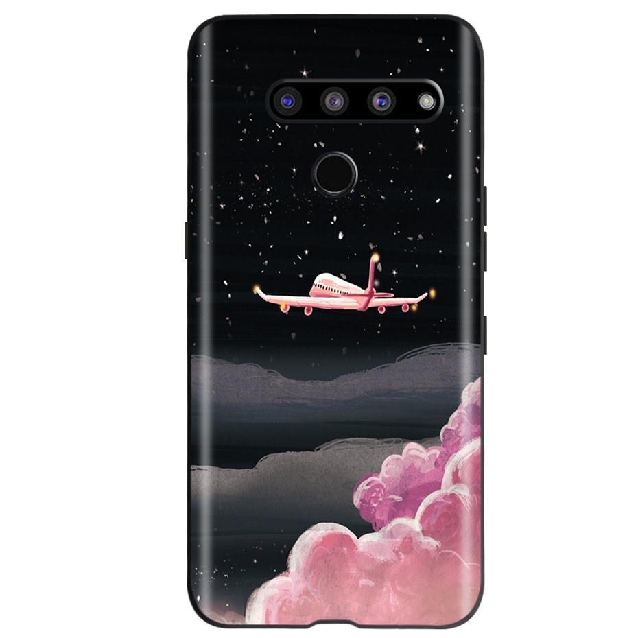 For LG V50 ThinQ 5G Case Fashion Pattern Soft Silicone TPU Phone Case For LG V50S ThinQ 5G V50 50S V500N V450 V510N Funda