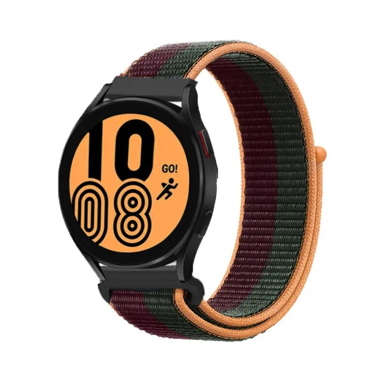20mm 22mm Nylon-Schlaufenband Für Garmin Forerunner 265 965 255 255M 245 645 158/Venu 2Plus/Vivoactive 4 3/Venu SQ 2 Armband
