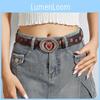 Retro Y2k Heart Pattern Metal Belt For Teen Fashion Accessories