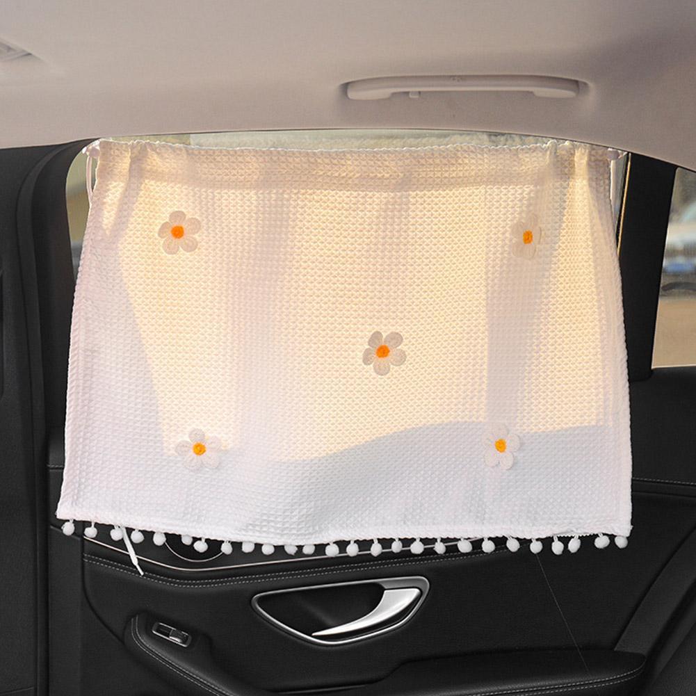 Suction Cup Curtain In The Car Window Sunshade Cover Cartoon Universal Side Window Sunshade UV Protection For Kid Baby Children