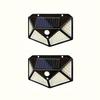Intelligent Outdoor Solar Wall Light Induction Wall Light,100LED Floodlight,suitable for Porch,courtyard,terrace,garage,garden,energy-saving Lighting