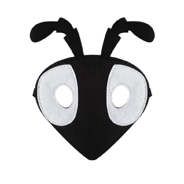 Black Costume Set, Mask Included,Ant Cosplay Outfit for Kids and Youth, for Halloween Parties and School Shows