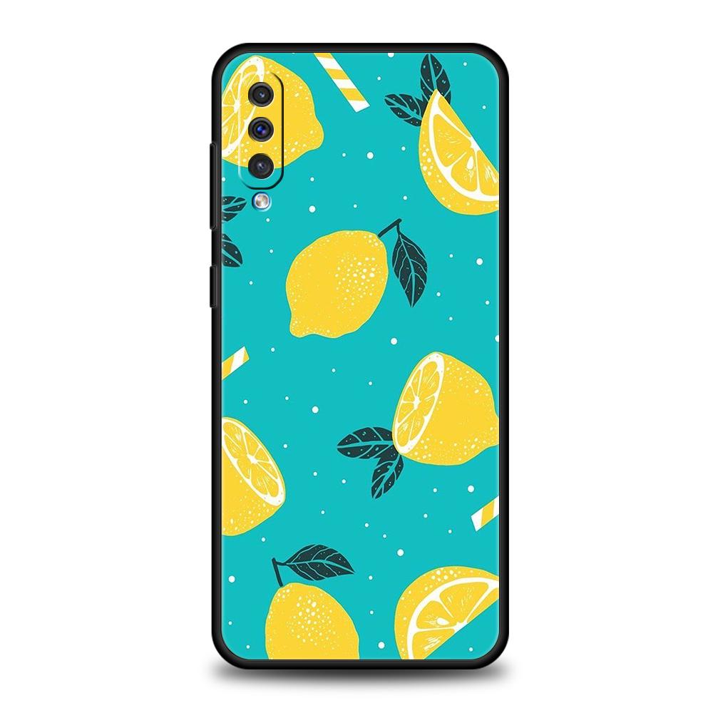 

Mediterranean Lemon Phone Case for Samsung Galaxy A24 A13 A53 A73 A33 A22 A12 A02 A03 A05 A70 A50 A10 A20 5G Silicon Cover Shell Samsung A53 5G