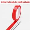 66 Meters Marking Tape 3/5/8/10mm Width Adhesive Coded Tape Heat Resist Marker Line Tape
