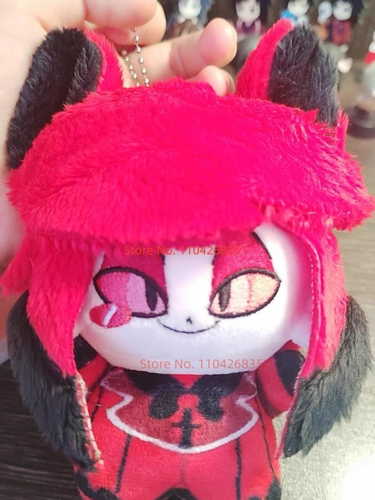 Stofftier 15cm Anime Spiel Hazbin Hotel Alastor Cartoon Plüschtier Spielzeug Cos Verkleidung Niedliche Plüschtiere Spielzeug Sammlerstück Baumwolle Geschenke