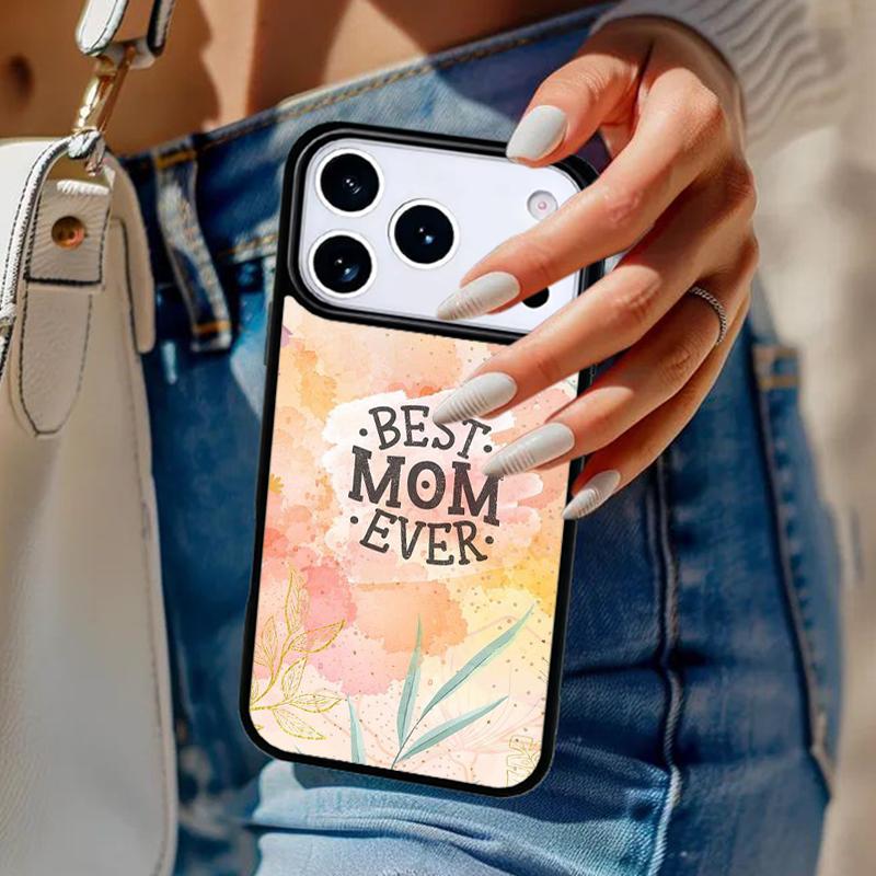 Best Mum Ever Gift Love Phone Case For iPhone 17 Air 14 15 13 12 Max Cover For Apple 14 15 16 16e 11 Pro Max Plus Coque