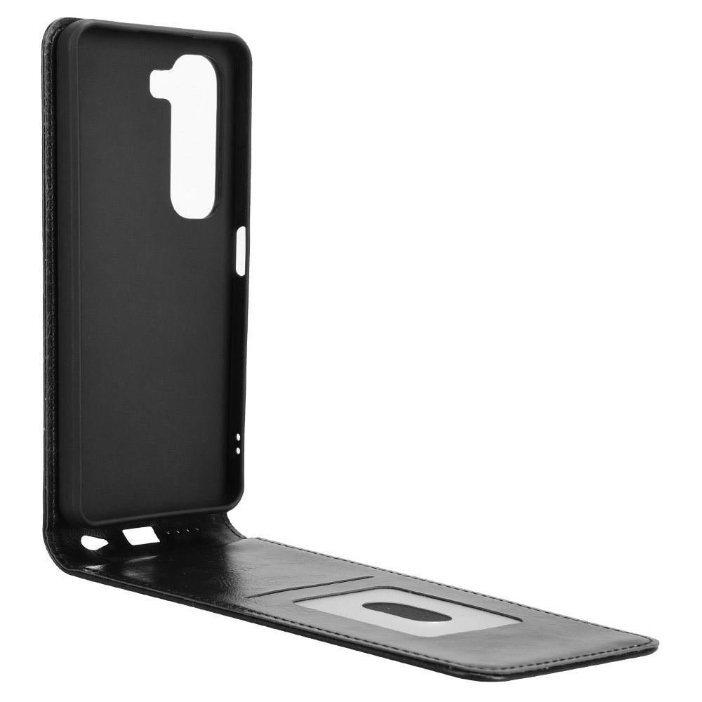 For Infinix Hot 50 4G Case with Card Slot Magnetic Vertical Flip Leather Phone Cover