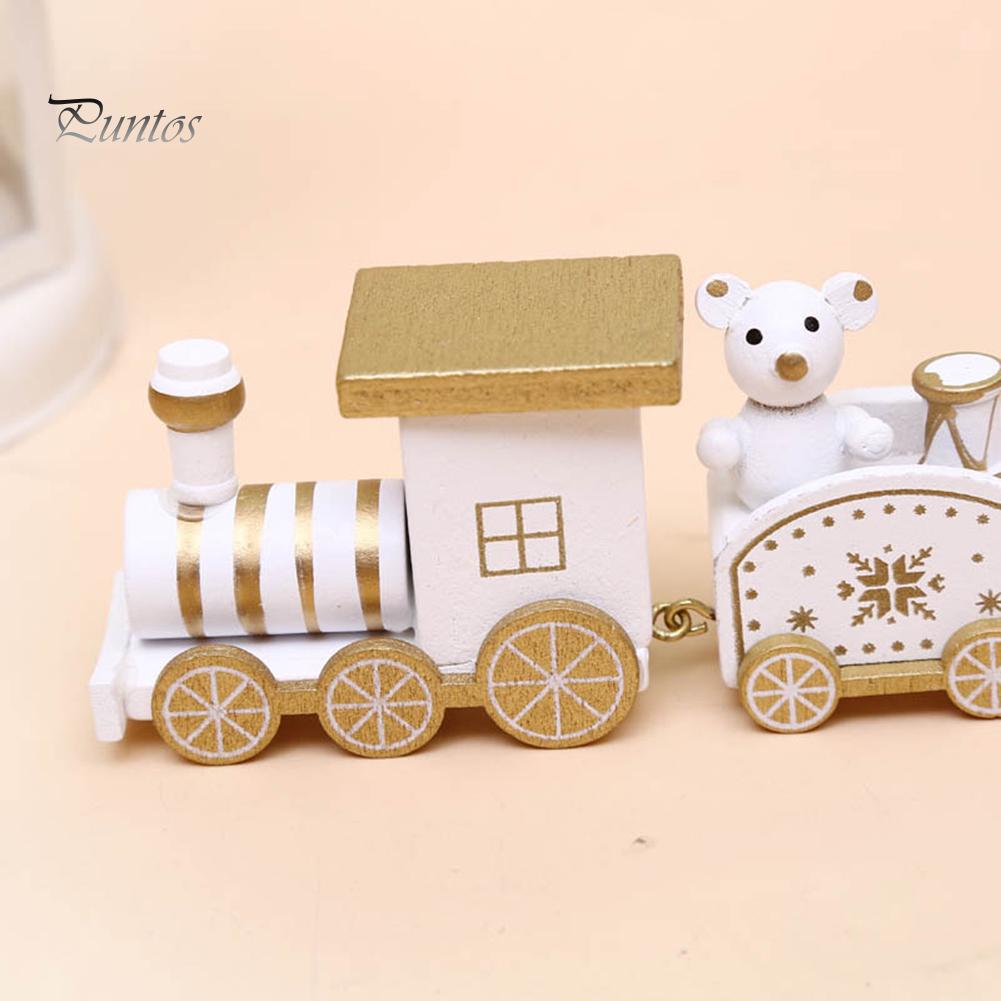 Taškai Kalėdų Sniego Senis Meškėdis Traukinio Modelis Stalo Dekoracija Vaikų Žaislas Kalėdų Šventės Dovana