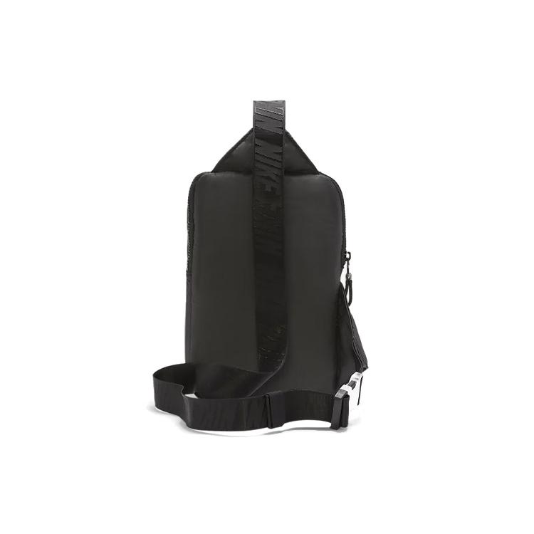 Nike Fabric One Shoulder Crossbody Sling Bag Unisex Black Iron Gray CV1060-011