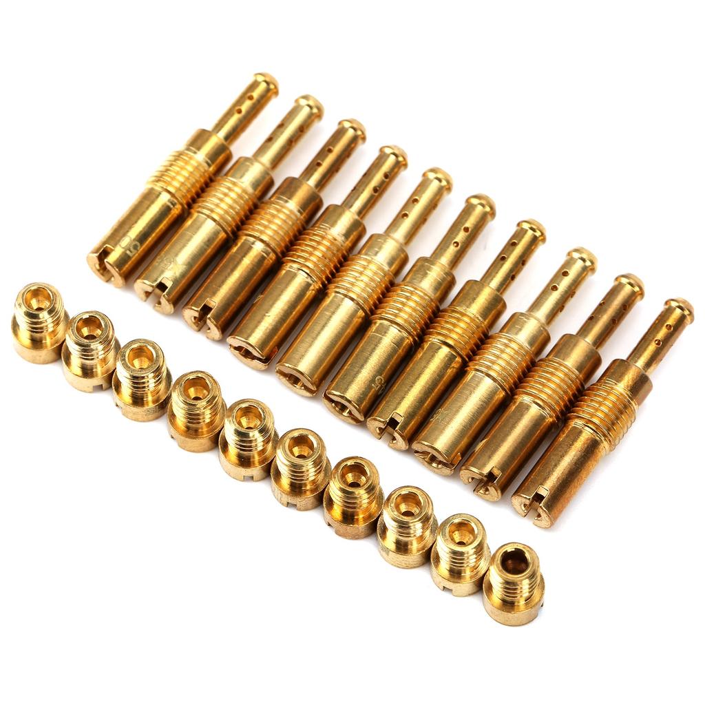 Carburetor Main Nozzle Pilot Jets Kit Brass Rebuild Toolkit Industrial Components