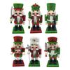 Nutcracker Figurine Crafts Wooden Nutcracker for Tabletop Shelves Birthday