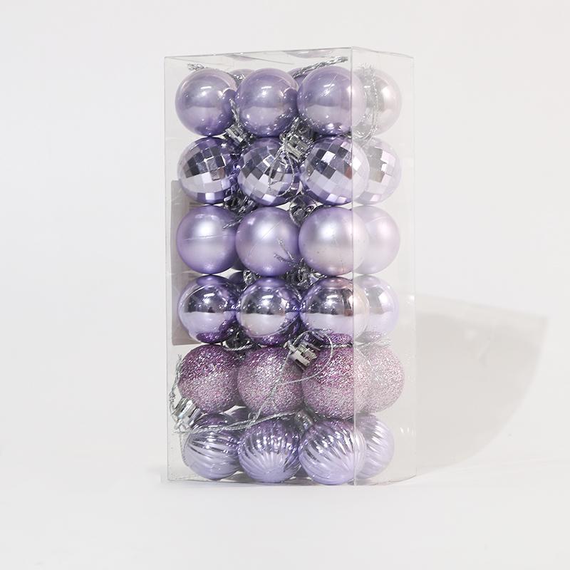 1 Box Weihnachtskugeln Christbaumschmuck Kugel Weihnachten Hängende Baumanhänger Heimpartydeko 2025 Neujahrsgeschenk Noel Navidad