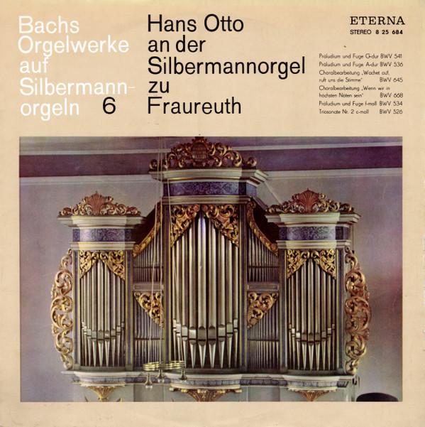 

LP Record BACH, HANS OTTO - Hans Otto An Der Silbermannorgel Zu 825684 ETERNA 1970 German Dem Classical Used