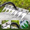 5/6/7/8 Tooth Carbon Steel Garden Weeding Rake, Weeding Rake, Weeding Iron Rake, Heavy-duty Metal Garden Rake, Gardening And Weeding Iron Rake