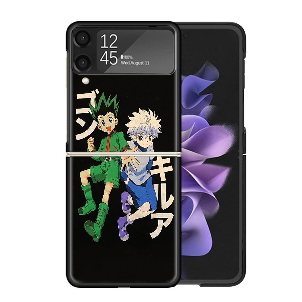 Hunter X Anime Clear Phone Case For Samsung Z Flip 7 6 5 4 3 Galaxy ZFlip7 ZFlip6 ZFlip5 ZFlip4 ZFlip3 5G Print Cover Z Flip 7 6