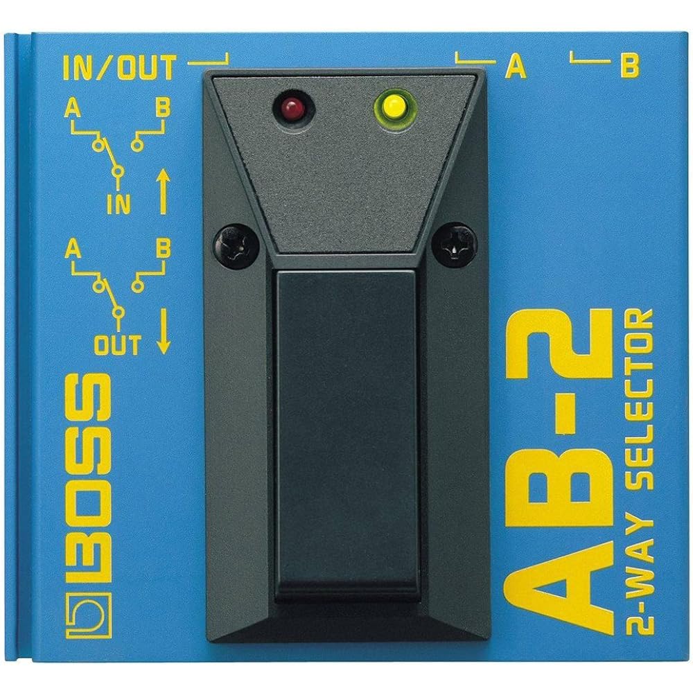 BOSS BOSS 2-way Selector AB-2 AB Selector Can Be Used for Both Input and Output