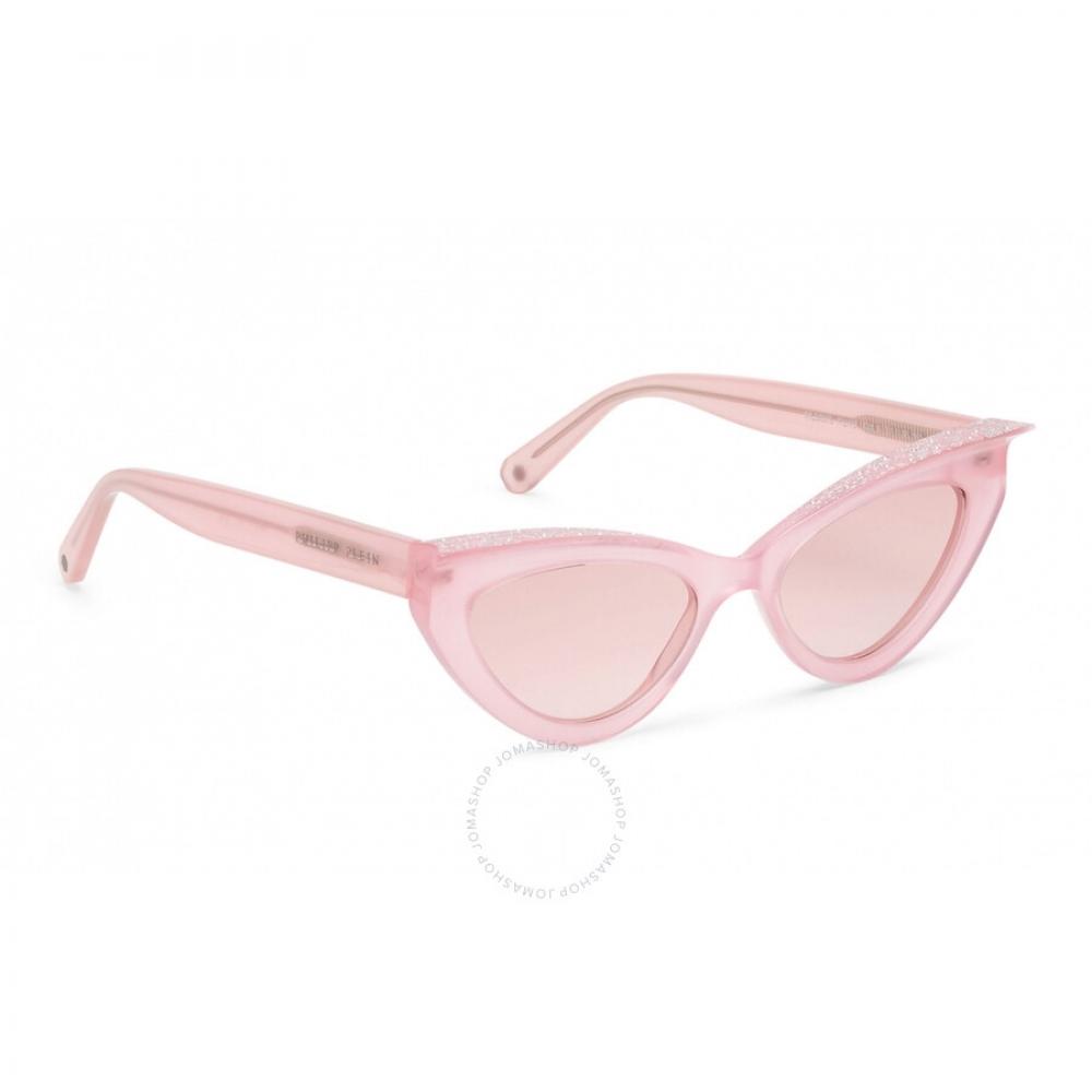 Philipp Plein Statement Pink Mirror Cat Eye Ladies Sunglasses 000 Wes0076 Pte003n Kuxu