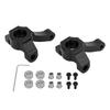 Aluminum Alloy Steering Cup RC Remote Control Car Steering Cup for HBX 1 24 2098B Climbing CarBlack