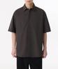Musinsa Standard Relaxed Soft Poplin Short Sleeve Shirt [Gunmetal]