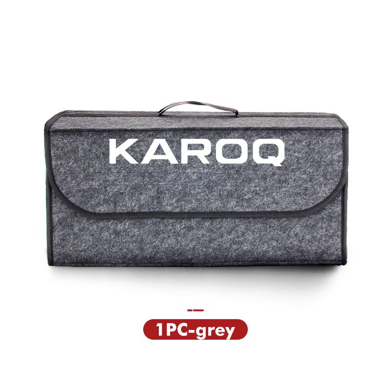 For Skoda Car Logo Trunk Storage Box Large Capacity Tool Organiser Bag Accessories S Kodiaq Octavia 2 3 Yeti Karoq Rapid Fabia