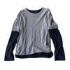 TrendHub Y2K Woman's Clothing Personality Long Sleeve Hot Girl Tops Fashion Popular Sexy Trappings Stripes Cute Casual Daily Halter Tops