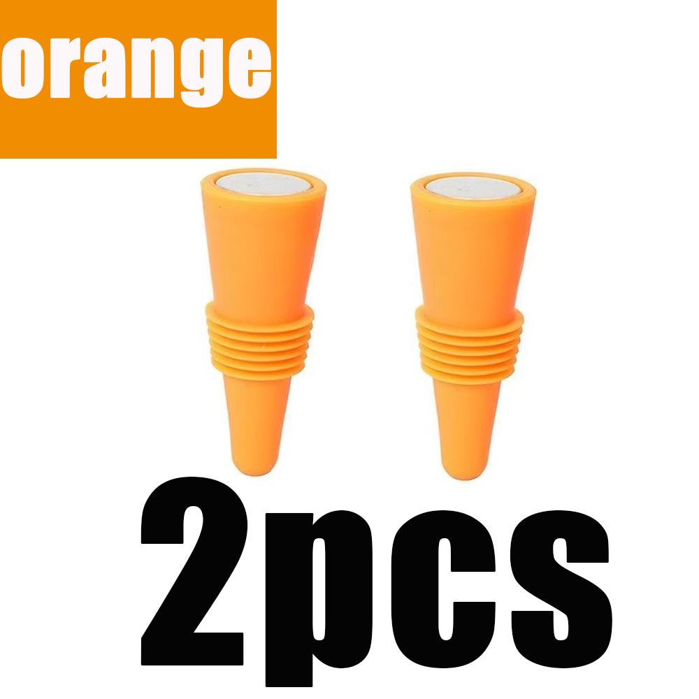 1/2 st Silikon Vinflaska Propp Återanvändbar Läckagesäker Dryck Whisky Öl Champagne Kapsyl Stängare Vinproppar Lock Barer Verktyg