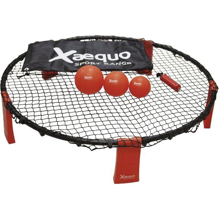 Lg-Expro Unisex Kids Roundnet Set - Xaequo - Complete - Carrying Bag Included - 3 Balls - Pump