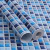 10M Self-adhesive PVC Mosaic Wallpaper Moisture-proof Waterproof Bathroom Kitchen Background Refurbished Tile Wall Stickers