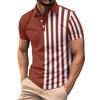 Men's Summer Leisure Breathable Short Sleeved Shirt Top