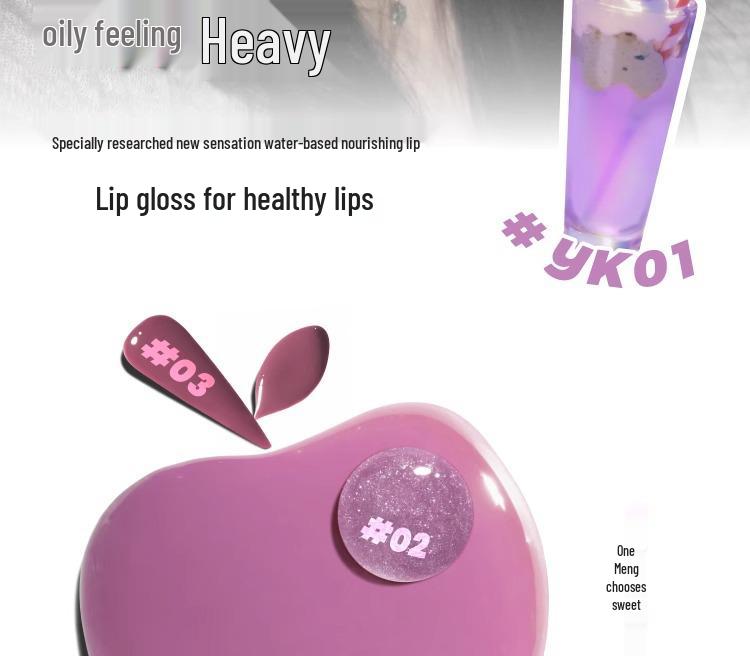 LEEMEMBER Water Essence Series: Lychee Melon Lip Gloss, Chocolate Matte Lipstick, Affordable Lip Glaze