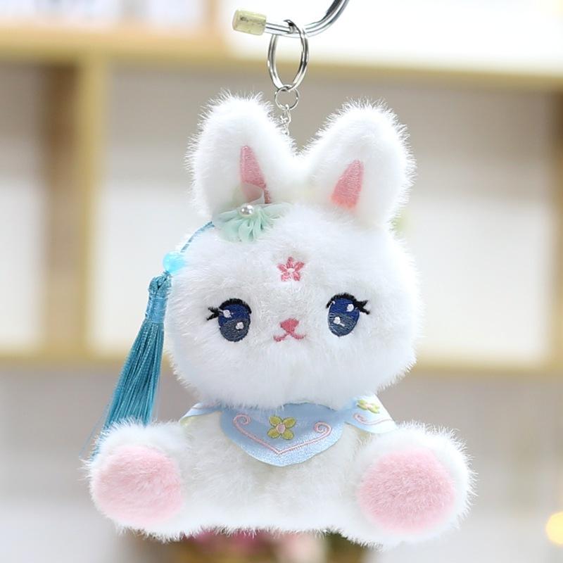 New Cute and Cute Little Rabbit Pendant Plush Toy Dolls and Bags and Exquisite Keychain