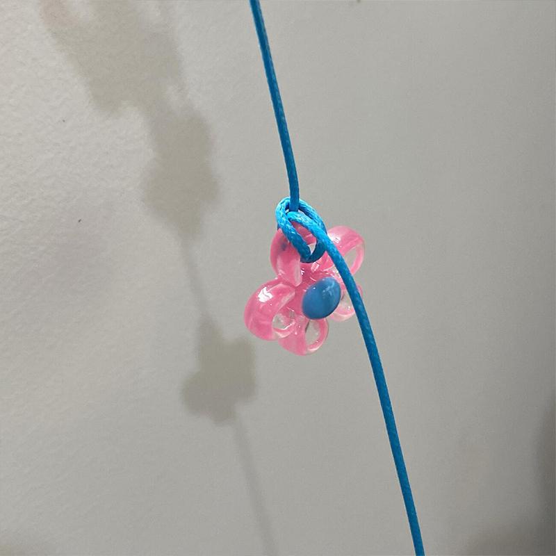 1PC Floral Fashion Colorful Trendy Necklace Adjustable Small Flower Cute Long Collarbone Chain New Choker Unique