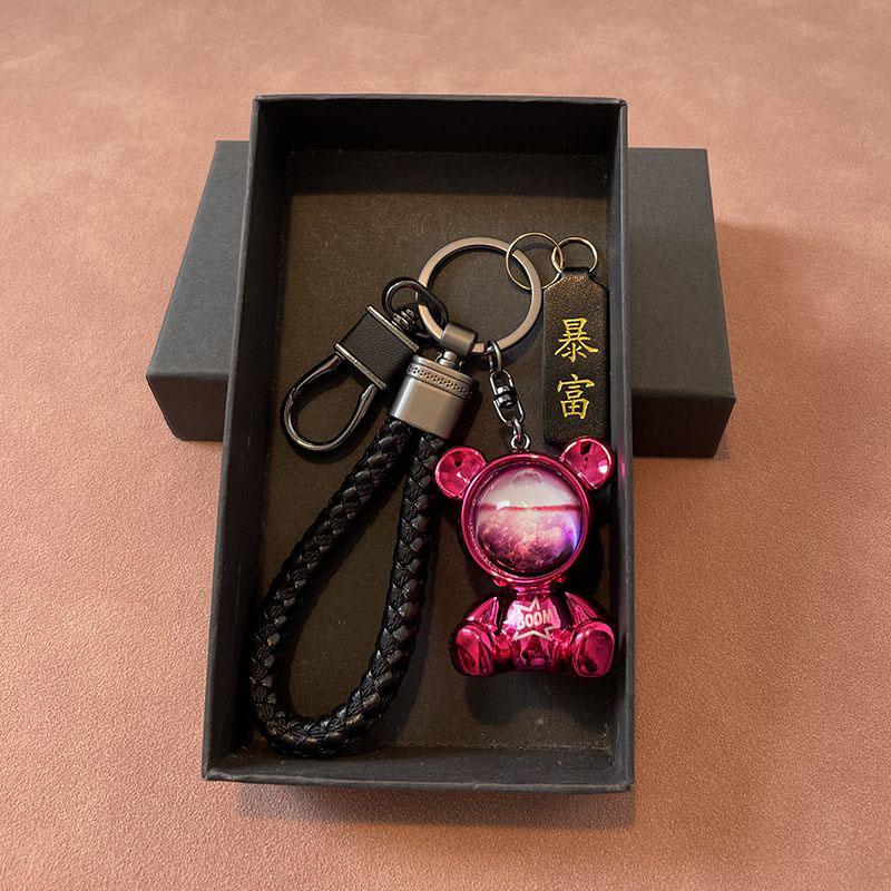 Cartoon Cute Keychain Creative Pendant Personalized Doll Car Gift Keychain Bag Bear Couple Pendant