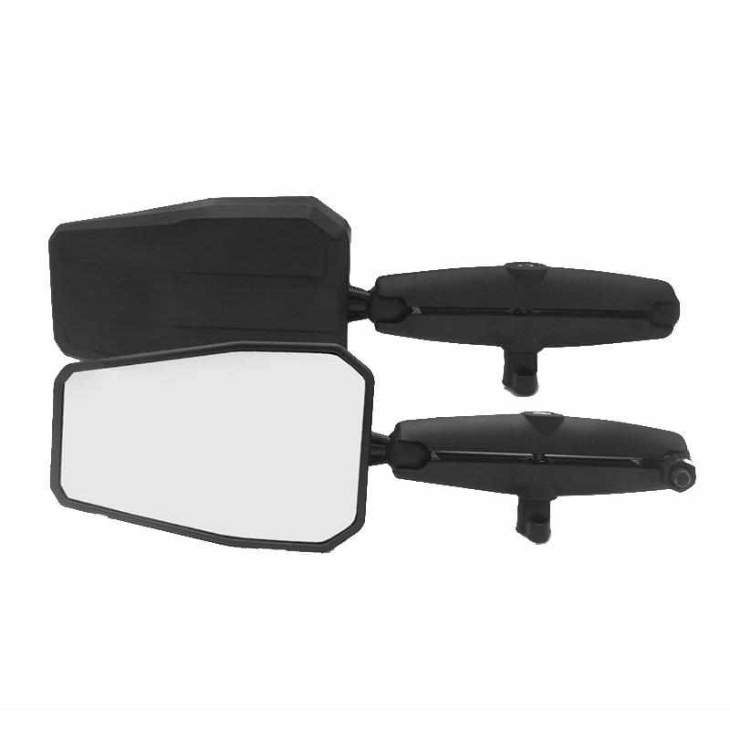 1Pair/Bag Adv Motorcycle Adjustable Handlebar Side Mirror Offroad Cool Foldable Rearview Mirror Black Motorbike Accessories Gift