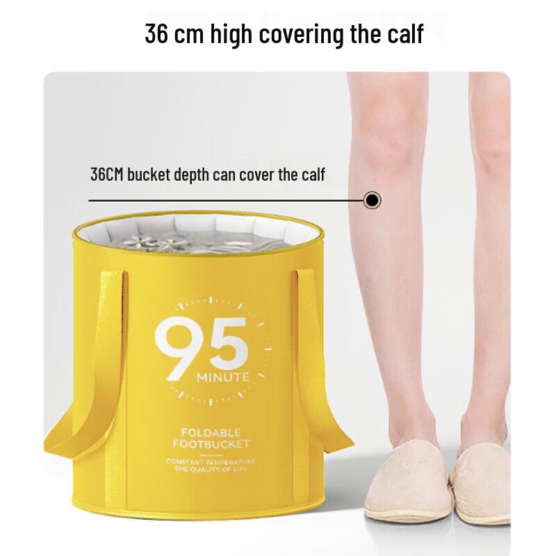 Miaoran Faltbare Isolierte Fußbadewanne