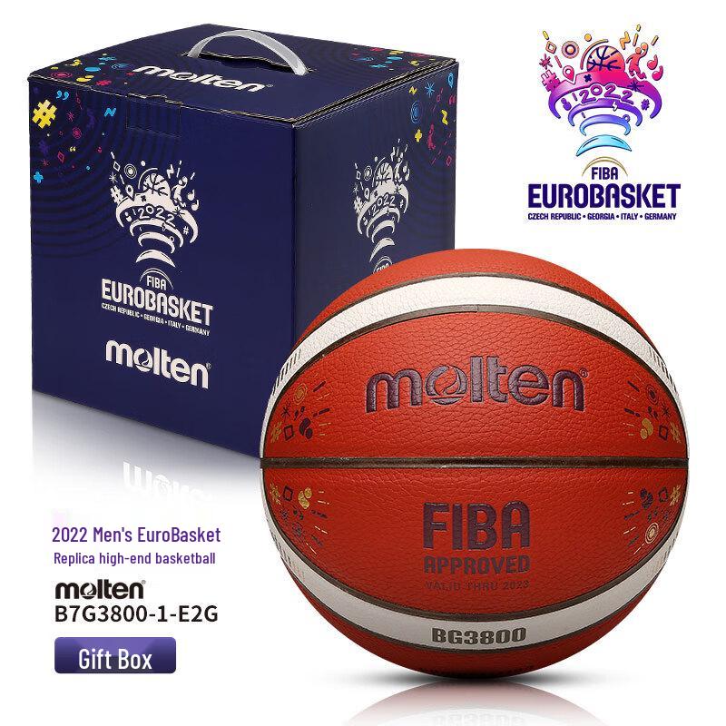 Molten B7G3800-1-E2G Euro Cup Replica Basketball