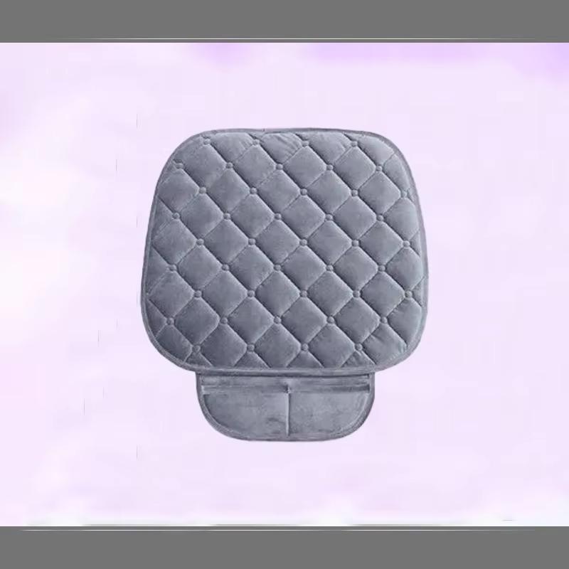 Universal Anti Slip Warm Winter SUV Car Seat Cover Front Rear Seat Cushion Linen Seat Cushion Breathable Protective Cushion Aut