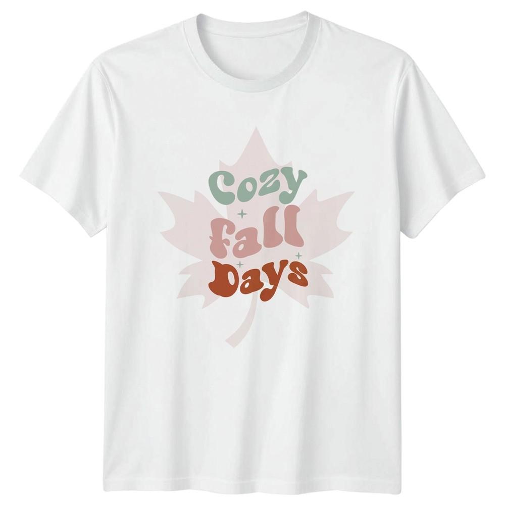 Cozy Fall Days TShirt Autumn Season Lifestyle Autumn Gift For Him And Her S