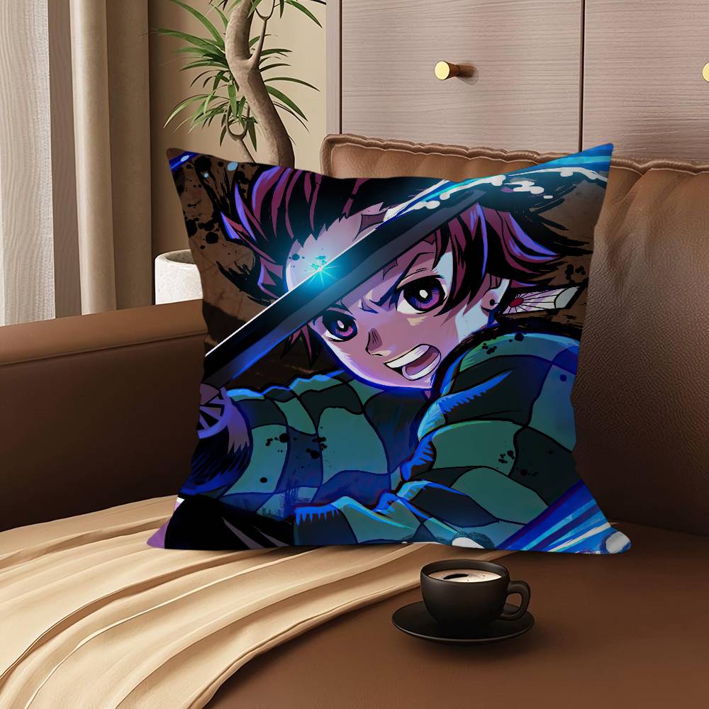Kamado T-Tanjirou Kissenbezug Kissenbezug Polsterung Sofa Überwurfkissen Heimdeko Kissenbezug