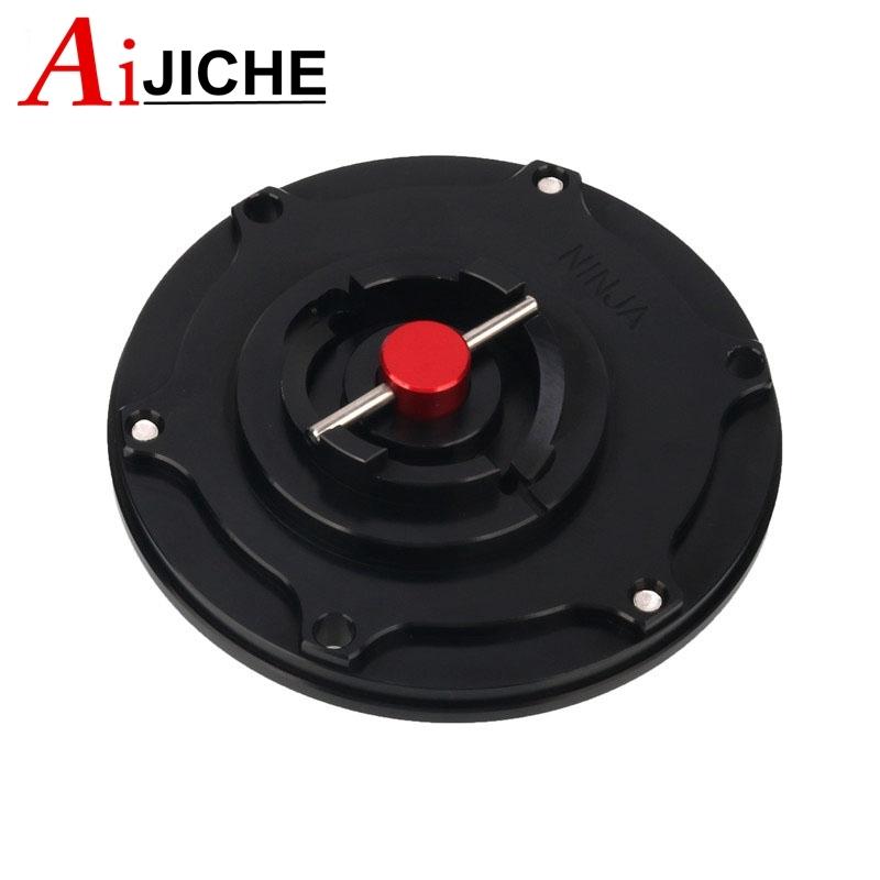 Motorcycle CNC Fuel Tank Cap Gas Oil Tank Cover Petrol Cover Fit For NINJA 250 300 Z250 Z300 NINJA250 NINJA300 EX250 EX300