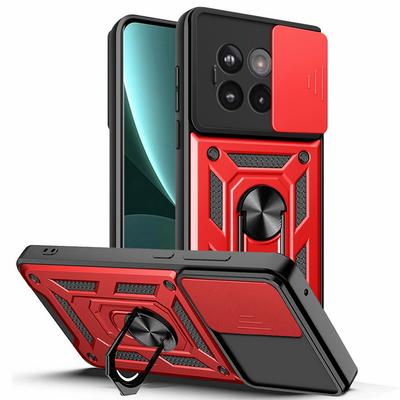 עבור OnePlus 13R 13 Slide עדשת מצלמה נרתיק שריון חסין זעזועים עבור Oneplus ACE 5 Pro ACE5 3V 3 Pro כיסוי מחזיק טבעת מגנטית