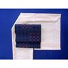 Used [New] Nishijin-ori 9-inch Nagoya Obi, Black with Red Dots, Modern, Checkered Pattern, for Outings and Parties, Silk, Unused, Unsewn, Obi, Black,