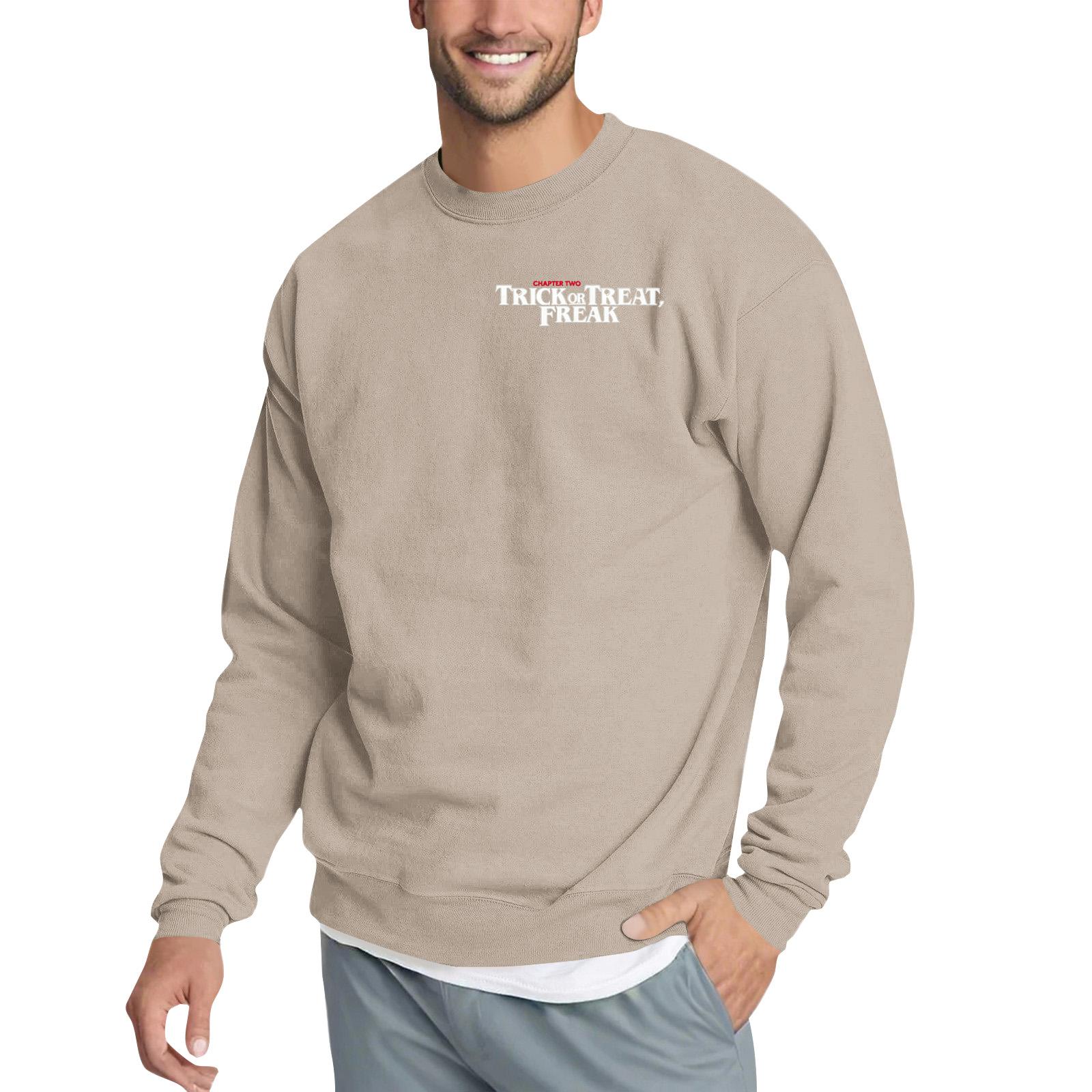 

Мужское свободное худи с принтами из фильмов и телешоу XL бежевый