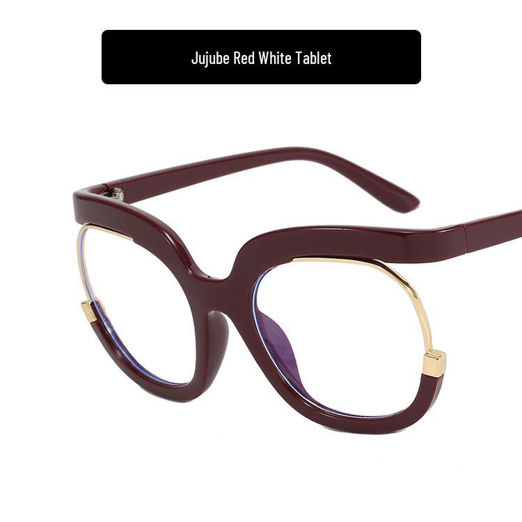 2022 Trendy Round Owl Eyeglass Frames: Anti-Blue Light European & American Style