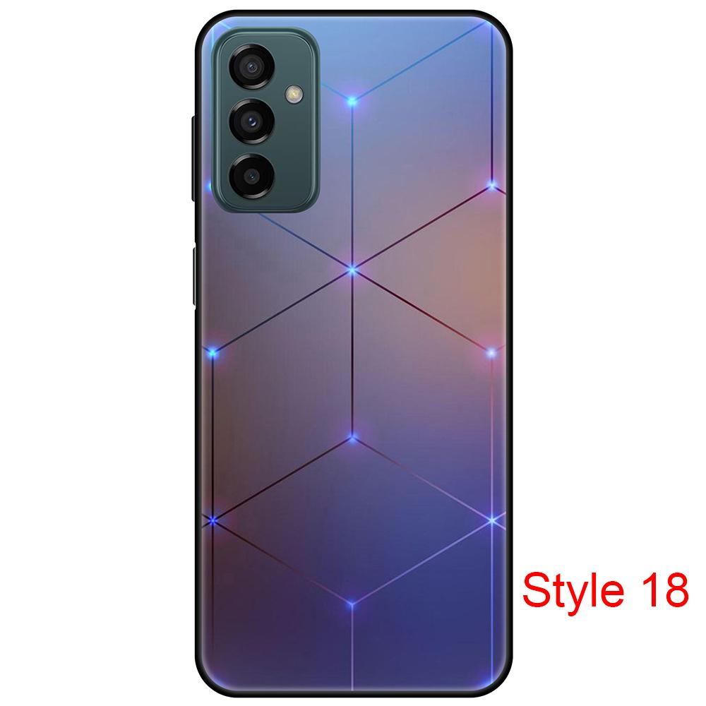 

Чехол для Samsung Galaxy M23, черный, 6,6 дюйма, задняя крышка с милым мультяшным рисунком на GalaxyM23, противоударный силиконовый чехол, полная защита разноцветный