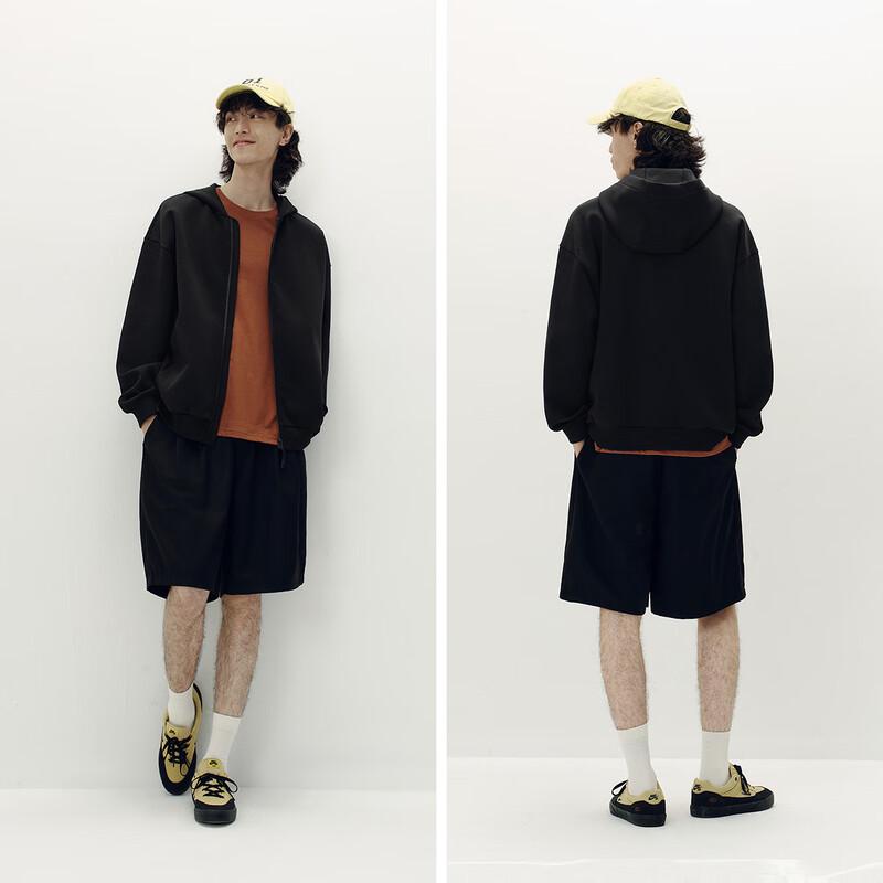 Semir Wang Anyu Collection Loose Fit Hooded Knit Jacket